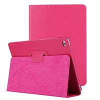 iPad Mini 4 Cover,SorbSun Lightweight Fully Body Protective Smart Flid Stand PU Leather Case Back Cover for 7.9 Inch Apple iPad Mini 4 with Retina Display,Hot Pink