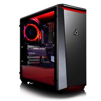 CLX Set - Elite Gaming Desktop PC - Liquid-Cooled Intel Core i7 9700K 3.6GHz - 16GB DDR4 Memory - GeForce RTX 2080 8GB - 960GB SSD + 3TB HDD - Black/Red Mid-Tower Red LED Fans