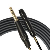 Mogami GOLD EXT-25 Balanced Line/Headphone Extension Cable, 1/4" TRS Inline Female Jack to 1/4" TRS Male Plug, Gold Contacts, Straight Connectors, 25 Foot