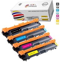 Global Cartridges Premium Quality Toner Cartridges Set Replacement for TN 221/225 Brother HL-3140, HL-3140CW, HL-3170, HL-3170CDW, MFC-9130, MFC-9130CW, MFC-9330, MFC-9330-CDW, MFC-9340, MFC-9340CDW