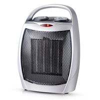 andily Space Heater Electric Heater for Home and Office Ceramic Small Heater with Thermostat, 750W/1500W