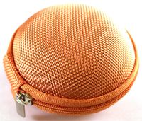 Orange Color Carrying Case for Bose IE2 MIE2 MIE2I SIE2 SIE2I IE1 MIE1 In-Ear Headphones Mobile In-Ear Headset Stereo Wired Sport Bag Holder Pouch Hold Box Pocket Size Hard Hold Protection Protect Save