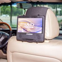 TFY Car Headrest Mount Holder for Swivel Screen Portable DVD Player and iPad Pro, Also Fit iPad Air and Other 9 Inch Tablets
