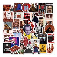 The Shining Movies Theme Stickers Laptop Stickers Waterproof Skateboard Snowboard Car Bicycle Luggage Decal 50pcs Pack (Movie The Shining)