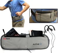 Navitech Grey MP3/MP4 Running/Jogging Water Resistant Sports Belt/Waistband Compatible with The Sony Walkman NWZ-A15 NWZ-A17 NW-A25 NW-A27