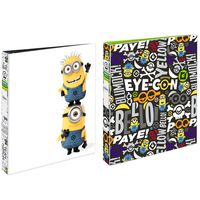 Avery Despicable Me Durable Binders, 1" Round Rings, 175-Sheet Capacity, Team Minion & Eye-Con, 2 Binders (28309)