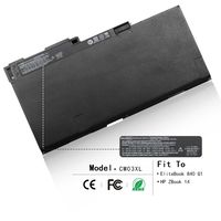 ZWXJ Laptop Battery CM03XL (11.1V 50Wh) for HP EliteBook 840 845 850 855 740 745 750 755 G1 G2 Series HSTNN-IB4R HSTNN-LB4R E7U24AA HP ZBook 14 G2 CM03050XL CO06 CO06XL CMO3 CMO3XL 717376-001