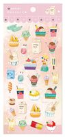 Sweet Dessert Ice Cream Vinyl Waterproof Stickers for Decorative Diary,Laptop,Mobile Phone,Photo Frame,Kids Luggage
