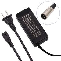 Tangspower 54.6V 1.5A Charger 13S 48V Ebike Li-ion Battery Charger Output XLR Male Connector for 13S 48V 10Ah 12Ah 15Ah 20Ah Batteries Pack