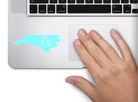 State Initial North Carolina Name Keypad Computer Laptop Symbol Decal Family Love Car Truck Sticker Window (Mint)