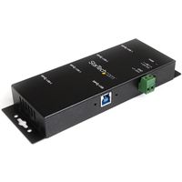 StarTech.com 4-Port Industrial USB 3.0 Hub with ESD Protection - Mountable - Multiport Hub (ST4300USBM)