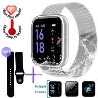 SZHAIYU Smart Watch Bracelet with Blood Pressure Heart Rate Monitor Pedometer Fitness Tracker Smartwatch for Android iOS (Silver)