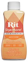 Rit DyeMore Advanced Liquid Dye for Polyester, Acrylic, Acetate, Nylon and More, Apricot Orange