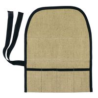 BeaverCraft Rolling Small Tool up Organizer Bag 4 Pockets Wrench roll up Pouch Gear roll up Tool Pouch for Knives and chisels Storage with 4 Slots