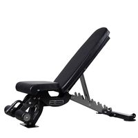 REP FITNESS Adjustable Bench - AB-3000 FID - 1,000 lb Rated - Flat/Incline/Decline (Metallic Blk)