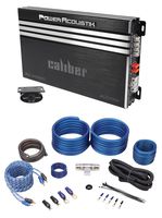 Power Acoustik RE1-3000D 3000 Watt Mono Amplifier Car Stereo Amp+Wire Kit