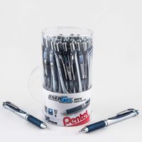 Pentel EnerGel RTX Retractable Liquid Gel Pen Canister, Navy Blue Ink, 36pk (BL77PC36CA)