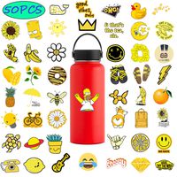 VSCO Stickers for Hydro Flask Water Bottles Big 50 Pack Cute,Girls,Waterproof,Aesthetic,Trendy Stickers for Teens, Waterbottle,Laptop,Phone,Travel Extra Durable Vinyl