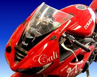 Mirror Block Plates Triumph Daytona 675 2006-2012