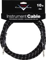 Fender Custom Shop Performance Series Cable (Straight-Straight Angle) for electric guitar, bass guitar, electric mandolin, pro audio