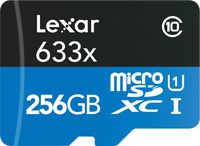 Lexar High-Performance 633X 256GB MicroSDXC UHS-I Card