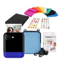 Polaroid POP 2.0 2 in 1 Instant Print Digital Camera (Blue) Protective Kit with Soft Case