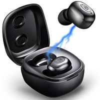 True Wireless Earbuds Mini Bluetooth Headphones Bluetooth Earbuds Wireless Headset with Microphone Sport in-Ear Ear Buds with Mini Charging Case