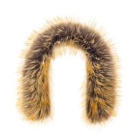 Futrzane Faux Fur Trim For Hood Replacement - Like Real Fur - Buttons Included (S, Ginger Fox)
