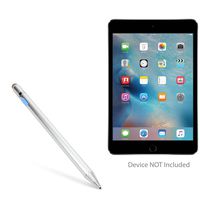 iPad Mini 4 Stylus Pen, BoxWave [AccuPoint Active Stylus] Electronic Stylus with Ultra Fine Tip for Apple iPad Mini 4 - Metallic Silver