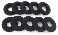 Ear Cushions Foam Doughnut Replacement for Plantronics Supra Plus Encore and Most Standard Size Office Telephone Headsets H251 H251N H261 H261N H351 H351N H361 H361N (10 Pack)