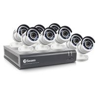 Swann SWDVK-845958-US, 8 Channel 1080p HD Digital Video Recorder DVR Security System with 1TB HDD & 8X 1080p Bullet Cameras