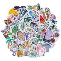 Roberly VSCO Stickers for Water Bottles Watercolor Style, 70 Piece New Waterproof Stickers Water Bottle Stickers Laptop Vinyl Stickers for VSCO Girls Teen Computer Guitar Skateboards Stickers