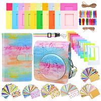 Sunmns Accessories Bundle Kit Set for Fujifilm Instax Mini 70 Instant Film Camera, Accessory Include Case, Album, Stickers, Photo Frames, Hanging Frame, Strap (Rainbow)
