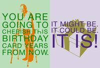 Quiplip Respondible Birthday 6) Greeting Cards