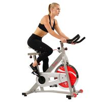 Sunny Health & Fitness Spin Bike SF-B901B Belt Drive Pro Indoor Cycling Exercise Bike