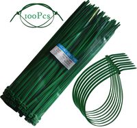 12" Heavy Duty Self Locking Nylon Cable Zip Ties,100 Pcs (Green)