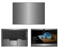 decalrus - Protective Decal for Lenovo ThinkPad T480 (14" Screen) Laptop Titanium Texture Brushed Aluminum Skin case Cover wrap BAlenovoThnkpadT480Titanium