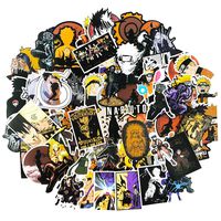 Naruto Stickers 100pcs Cool Cartoon Anime Laptop Phone Cars Skateboard Water Bottles Decals