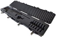 Waterproof Iron Clasp Cam Latch Pick and Pluck Cubed Foam Hard Shell Tactical Rifle Shotgun Case Airtight & All Weather Extra Large Locking TSA Airline Airplane Travel Carry Handle AR15 Colt 12 Gauge