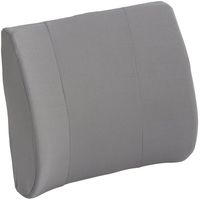 Therapist's Choice® Lumbar Seat Back Cushion W/Elastic Seat Positioning Strap (Gray)