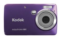 Kodak EasyShare Mini M200 10 MP Digital Camera with 3x Optical Zoom and 2.5-Inch LCD - Purple