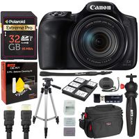 Canon PowerShot SX540 Digital Camera with 64GB Memory Card, Vivitar HDMI to Mini HDMI C Cable, Tripod Bundle