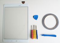 New Replacement Parts for Samsung Galaxy Tab E 9.6 SM-T560 T560 T561 Glass Touch Screen Digitizer + Repair Tool Kit (White)