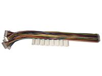 LATTECH 8 PCS 7 PIN JST XH Female Connector on One Side with Electric Wire 1007 26 AWG（Total Length:300MM） & JST XH 7 PIN Male Connector 8 PCS