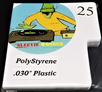 25 Divider Cards for Standard DVD Cases Index Tabbed White Polystyrene Plastic .030 Thick (+1 Free DJ Magnet)