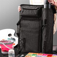 Artist Portfolio Backpack and Tote 4K Waterproof Art Carrying Case Shoulder Bag Large Drawing Boards Bag w/Handle for Sketching Painting Art Supplies Storage Students Hobbyist Architect