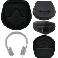 DURAGADGET Hard Black EVA Headphone Case (Headphones NOT Included) - Compatible with Bang & Olufsen BeoPlay H2 Headphones - with Internal Netted Accessories Pocket