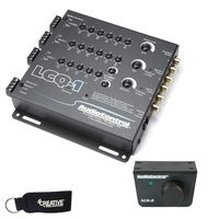 AudioControl LCQ-1 6 Channel Line Out Converter with EQ and Accubass, ACR-2 Dash Remote