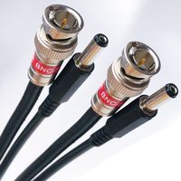 4ft Cut to Order 20AWG Solid Copper Core CCTV TVI CVI AHD HD-SDI Security Camera Cable 95% Braid RG59 Plug and Play All Brass Anti Corrosion BNC Connector ETL Assembled in USA by PHAT SATELLITE INTL