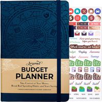 Legend Budget Planner - Deluxe Financial Planner Organizer & Budget Book. Money Planner Account Book & Expense Tracker Notebook Journal for Household Monthly Budgeting & Personal Finance -Mystic Blue